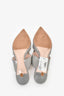 Roger Vivier Grey Patent 'In The City' Mules Size 37