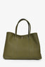 Hermès 2009 Green Leather Garden Party 36