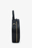 Mansur Gavriel Black Leather Circle Top Handle Bag With Strap