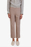 Brunello Cucinelli Beige Tapered Cotton Trousers Size 6