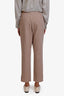 Brunello Cucinelli Beige Tapered Cotton Trousers Size 6