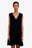 See by Chloe Navy Blue Sleeveless V-Neck Dress Size 38
