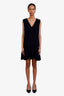 See by Chloe Navy Blue Sleeveless V-Neck Dress Size 38