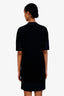 Balenciaga Black Cashmere Short Sleeve Dress Size 38