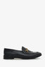 Gucci Black Leather Horsebit Loafers Size 37.5