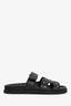Hermès Black Leather Medor Studs 'Chypre' Sandals Size 38.5