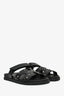 Hermès Black Leather Medor Studs 'Chypre' Sandals Size 38.5