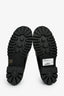 Pre-Loved Chanel™ Black Leather Interlocking CC Platform Loafers Size 39C