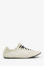 Prada Ivory/Black Suede Collapse Re-Nylon Sneakers Size 9 Mens