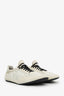 Prada Ivory/Black Suede Collapse Re-Nylon Sneakers Size 9 Mens