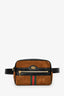 Gucci Brown Suede Web Ophidia Small Belt Bag