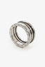 Bvlgari 18K White Gold 'B.Zero1' Ring Size 5.5