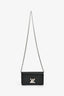 Louis Vuitton Black Epi Leather Twist Wallet On Chain
