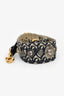 Christian Dior Navy Oblique Jacquard Studded Guitar Strap