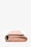 Jimmy Choo Powder Pink Lace Milla Clutch With Chain