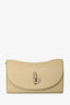 Burberry Light Green Leather Rocking Horse Wallet On Chain