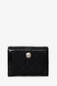 Burberry Vintage Black Leather/Nylon Quilted Wallet
