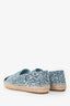 Pre-Loved Chanel™ Blue/Black Tweed Interlocking CC Espadrilles Size 40