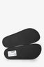 Givenchy Black/White Logo Rubber Slides Size 38