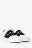 Givenchy White/Silver Leather Low Top Sneaker Size 39