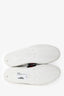 Gucci White Leather Apple Applique Web Ace Sneakers Size 39