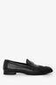 Hermès Black Leather Paris Loafers Size 39.5