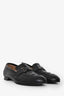 Hermès Black Leather Paris Loafers Size 39.5