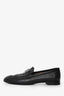 Hermès Black Leather Paris Loafers Size 39.5