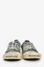 Balenciaga Blue Distressed Denim Mules Size 6