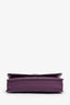 Pre-Loved Chanel™ 2015-16 Purple Lambskin Boy Wallet On Chain SHW