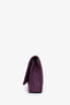 Pre-Loved Chanel™ 2015-16 Purple Lambskin Boy Wallet On Chain SHW
