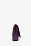 Pre-Loved Chanel™ 2015-16 Purple Lambskin Boy Wallet On Chain SHW