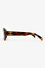 Celine Tortoise Shell Triomphe Oval Sunglasses