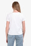 Hermès White Embroidered Pocket Short Sleeve T-shirt Size 40