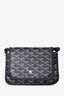Goyard Navy Blue Goyardine Plumet Crossbody Bag
