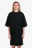 Loewe Black Anagram Crewneck Midi Dress Size XS