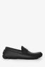Christian Dior Black Grained Leather 'Odéon' Loafers Size 42 Mens