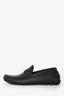 Christian Dior Black Grained Leather 'Odéon' Loafers Size 42 Mens