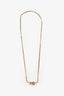 Christian Dior Gold Tone Chain Choker Necklace