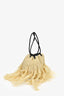 Jason Wu Raffia/Black Leather Bucket Bag