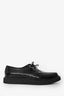 Saint Laurent Black Patent Leather Teddy Derby Loafers Size 44 Mens