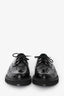 Saint Laurent Black Patent Leather Teddy Derby Loafers Size 44 Mens