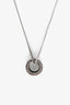 Bvlgari Sterling Silver Black Ceramic 'Save The Children' Necklace