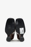 Dries Van Noten Brown Leather 'Glove' Wedge Mules Size 39