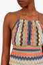 M Missoni Green/Blue Patterned Maxi Dress Size 38