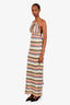 M Missoni Green/Blue Patterned Maxi Dress Size 38
