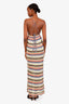 M Missoni Green/Blue Patterned Maxi Dress Size 38