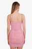 Self Portrait 2022 Pink Ruffled Mini Dress Size 2