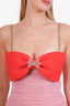 Self Portrait 2022 Pink Ruffled Mini Dress Size 2