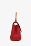 Goyard Red Goyardine Mini Saigon Bag With Strap